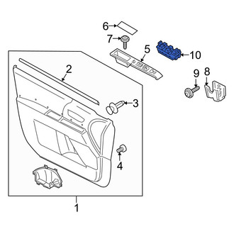 Mazda OE - Front Right Door Window Switch