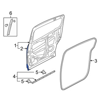 Mazda OE - Rear Left Outer Door Outer Panel
