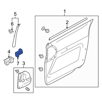Mazda OE - Rear Door Window Switch