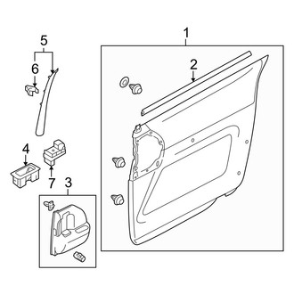 Mazda OE - Rear Door - Interior Trim