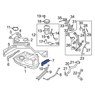 Mazda OE - Fuel Tank Insulator