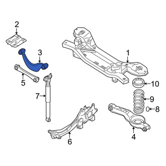 Mazda OE - Rear Right Lower Suspension Control Arm
