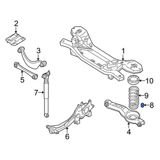 Mazda OE - Rear Suspension Control Arm Bumper