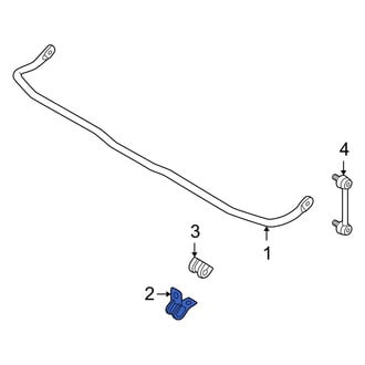 Mazda OE - Front Suspension Stabilizer Bar Bracket
