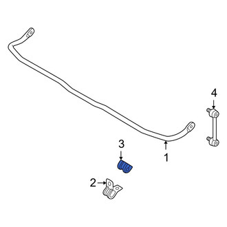 Mazda OE - Rear Suspension Stabilizer Bar Bushing