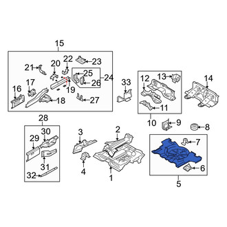 Mazda OE - Rear Floor Pan