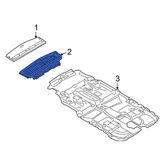 Mazda OE - Rear Lower Trunk Trim Panel