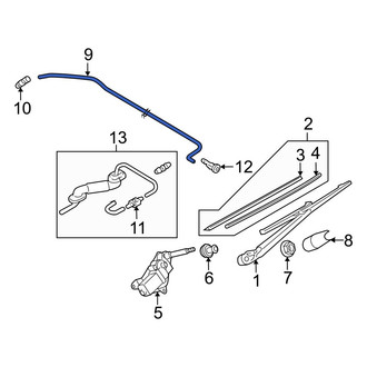 Mazda OE - Rear Liftgate Washer Hose