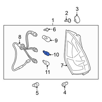 Mazda OE - Rear Turn Signal Light Bulb