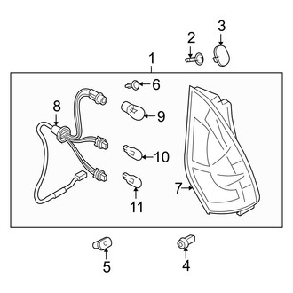 Mazda OE - Rear Lamps - Combination Lamps