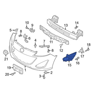 Mazda OE - Front Right Fog Light Trim