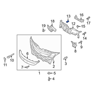 Mazda OE - Cowl Grille Panel Seal