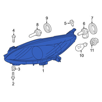 Mazda OE - Front Left Headlight