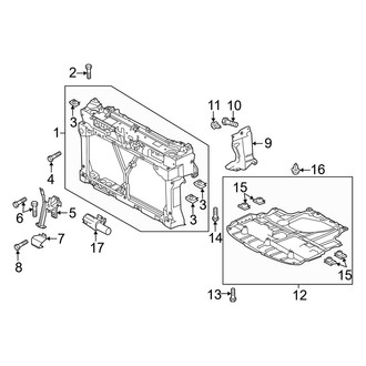 Mazda OE - Radiator Support