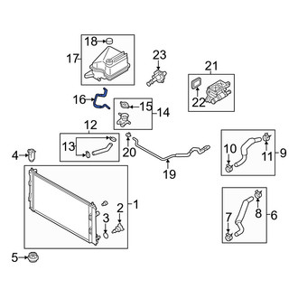 Mazda OE - Engine Coolant Reservoir Hose