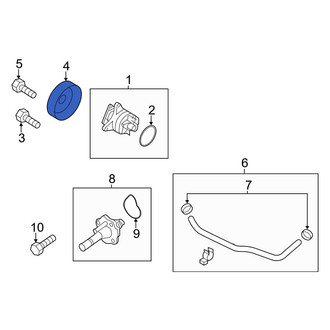Mazda OE - Engine Water Pump Pulley