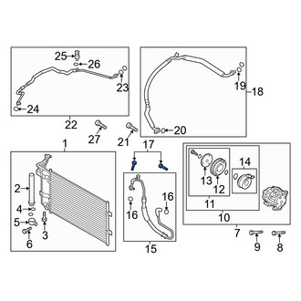 Mazda OE - Blind Spot Detection System Warning Sensor Bolt
