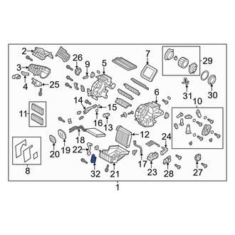 Mazda OE - HVAC Blower Motor Resistor