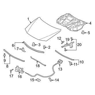 Mazda OE - Hood & Components