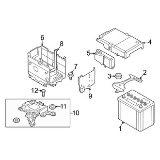 Mazda OE - Electrical - Battery