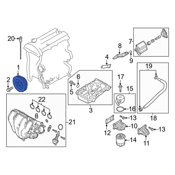 Engine Crankshaft Pulley