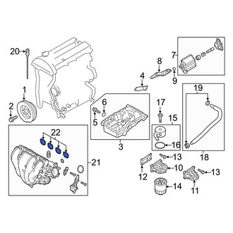 Mazda OE - Engine Intake Manifold Gasket