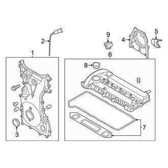 Mazda OE - Engine / Transaxle - Valve & Timing Covers