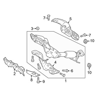 Mazda OE - Exhaust System - Manifold
