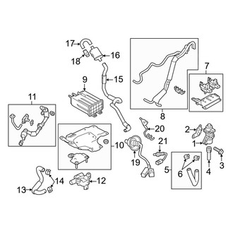 Mazda OE - Emission System - Emission Components
