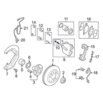 Mazda OE - Front Brake Bleeder Screw