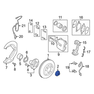 Mazda OE - CV Joint Nut