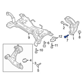 Mazda OE - Suspension Control Arm Bolt