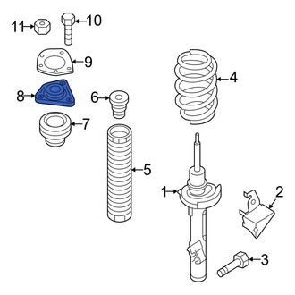 Mazda OE - Front Right Suspension Strut Mount
