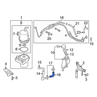 Mazda OE - Power Steering Return Hose