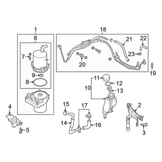 Mazda OE - Steering Gear & Linkage - Pump & Hoses