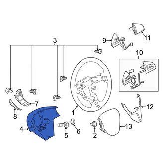 Mazda OE - Lower Steering Wheel Trim