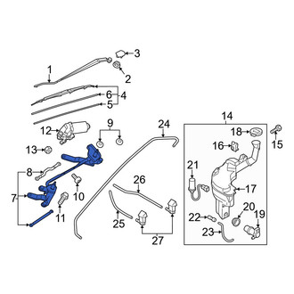 Mazda OE - Wiper Linkage