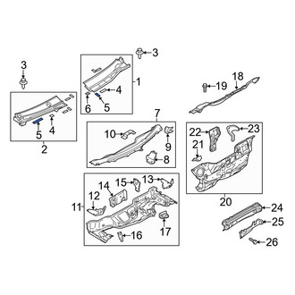 Mazda OE - Cowl Cover Gasket