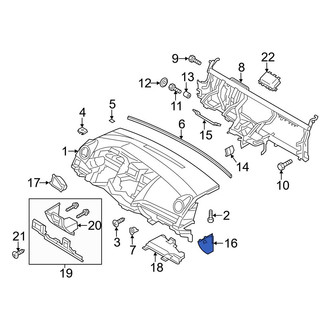 Mazda OE - Right Instrument Panel Side Cover