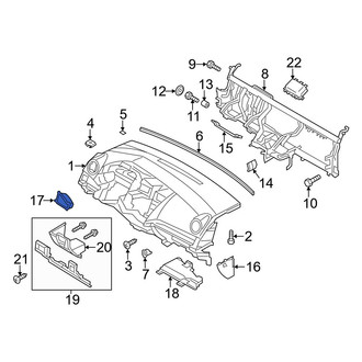 Mazda OE - Left Instrument Panel Storage Compartment