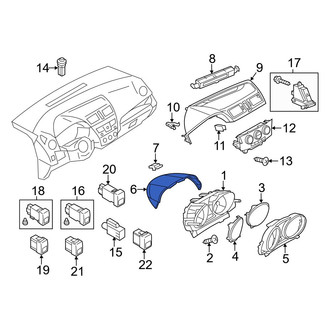Mazda OE - Instrument Cluster Visor
