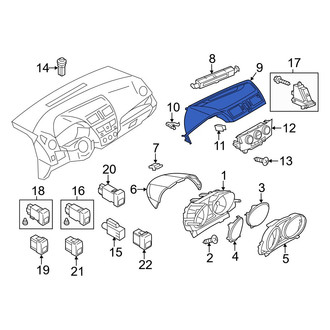 Mazda OE - Left Lower Instrument Panel Cover