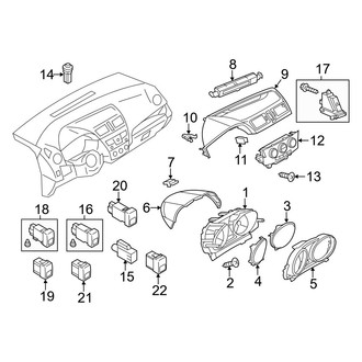 Mazda OE - Instrument Panel - Cluster & Switches