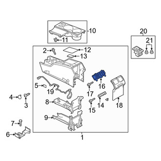 Mazda OE - Console Air Vent