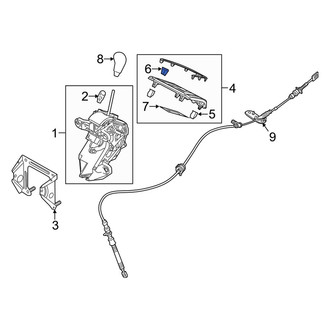 Mazda OE - Automatic Transmission Shift Cover Plate Cap