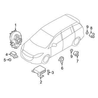 Mazda OE - Restraint Systems - Air Bag Components (Modules & Sensors)