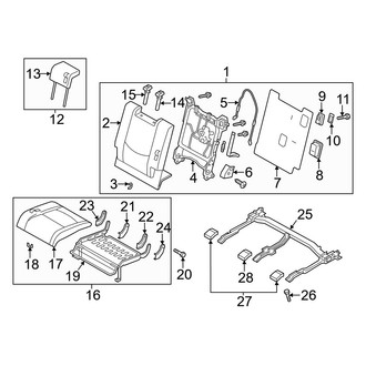 Mazda OE - Seats & Tracks - Third Row Seats