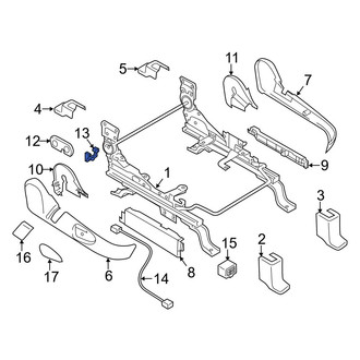 Mazda OE - Front Right Inner Seat Track Cover