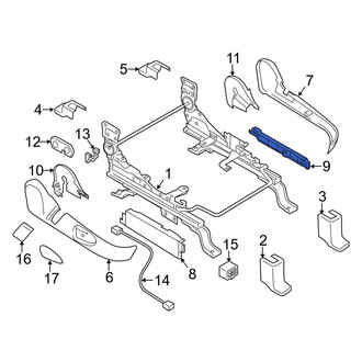 Mazda OE - Front Right Inner Seat Track Cover