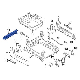 Mazda OE - Center Right Seat Belt Anchor Plate Cover
